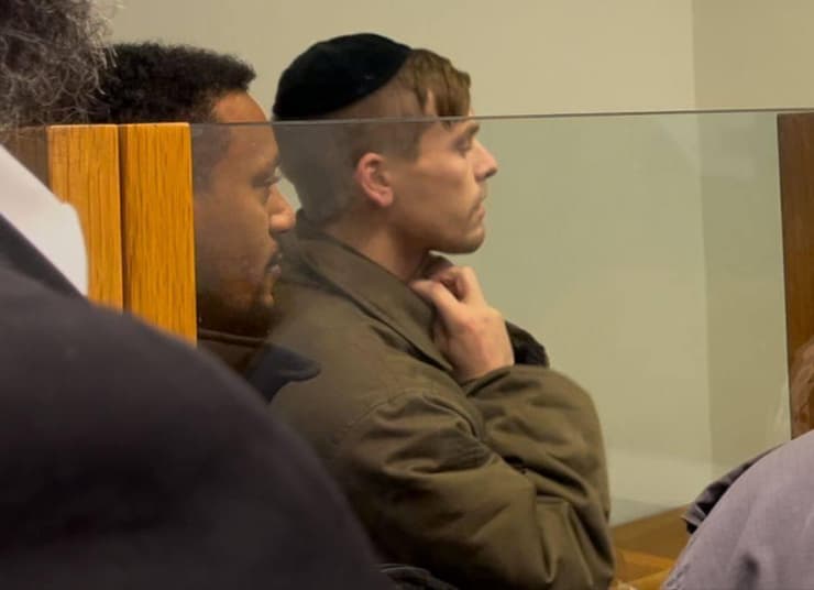 עקב אחרי מדען. בנימין וייס (צילום: מאיה כהן) בנימין אשר וייס בבית המשפט