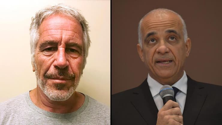 ג'פרי אפשטיין (משמאל) ופרופ' ז'סה סוזה