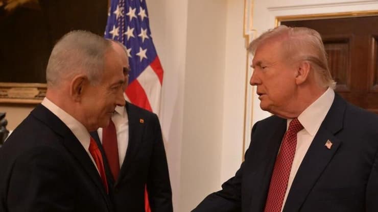 ראש הממשלה בנימין נתניהו נפגש עם נשיא ארה"ב דונלד טראמפ בבית הלבן
