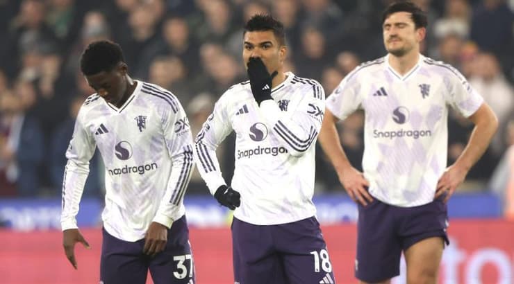 שחקני מנצ'סטר יונייטד מאוכזבים