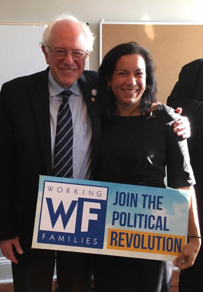 אנליליה מחייה פרוגרסיבית שניצחה ב פריימריז הדמוקרטיים לקראת בחירות למושב ב בית הנבחרים ניו ג'רזי ארה"ב