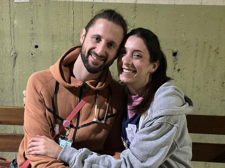 החתונה בקרוב: ד"ר שוסטרמן והאחות גבריאלה ד"ר יונתן שוסטרמן, גבריאלה אוזר, שיבא, זוג