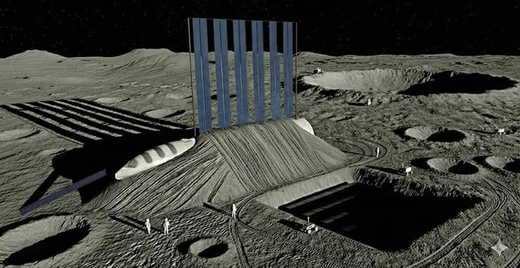 התוכנית היא להשכיב את הסטארשיפ ולכסותו בעפר ירח לצורך בידוד והגנה, ולהוסיף קולטי שמש לייצור חשמל. הדמיה של מבנה המגורים לפי התוכנית של מונט ועמיתיו