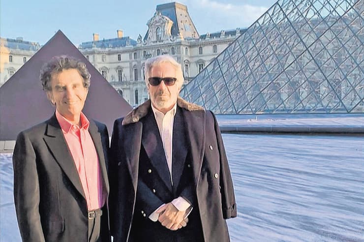 ג'פרי אפשטיין (מימין) והשר לשעבר ז'אק לאנג