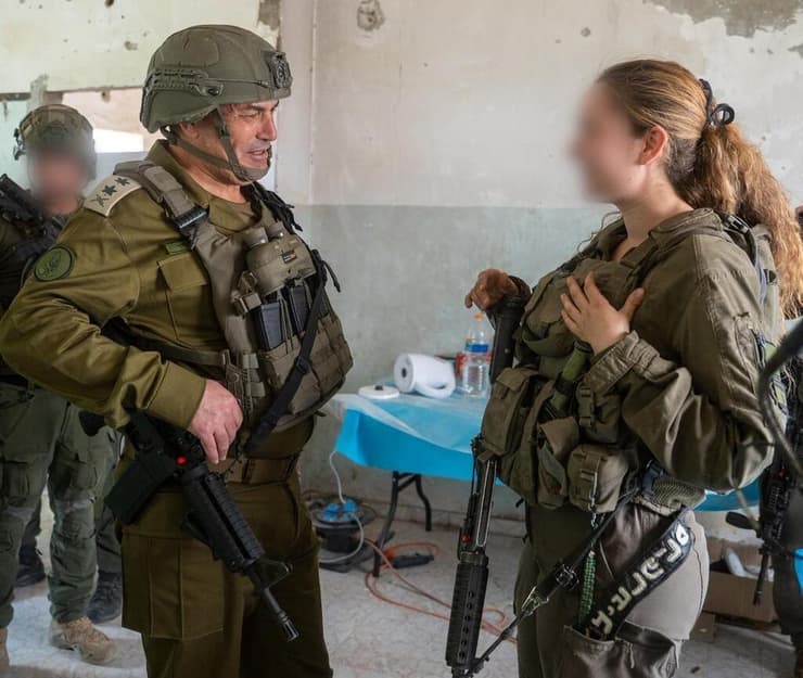 הרמטכ״ל, רב-אלוף אייל זמיר, קיים היום (ו׳) הערכת מצב וסיור שטח ברפיח שברצועת עזה