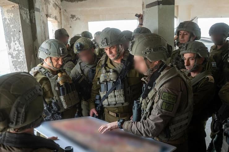 הרמטכ״ל, רב-אלוף אייל זמיר, קיים היום (ו׳) הערכת מצב וסיור שטח ברפיח שברצועת עזה