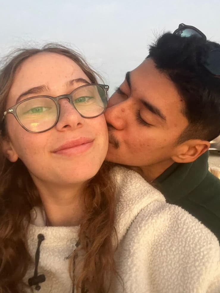 אנבל ושהם. "תמיד היה שם בשבילי" (צילום: באדיבות המרואיינת) אנבל גנדל ושוהם מנחם