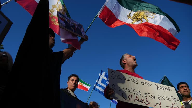 הפגת תמיכה בעם האיראני בניקוסיה, קפריסין