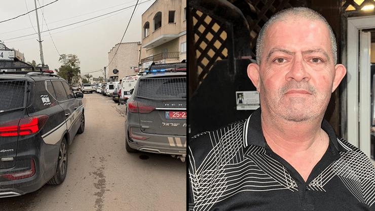 רשיד דראושה, ניידות משטרה בזירה שבה אירעה הקטטה זירת הקטטה שבה נהרג רשיד דראושה