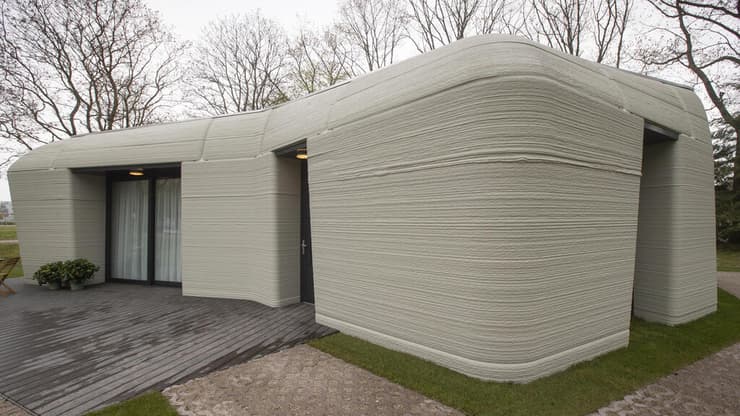 בית שנעשה בהדפסת תלת ממד