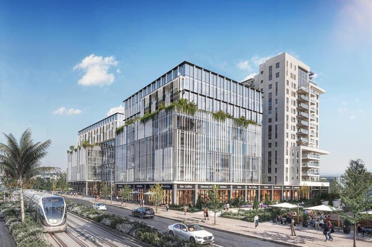 הדמיית פרויקט "ספייס" ברמת אפעל (הדמייה: viewpoint) הדמיית פרויקט "ספייס" ברמת אפעל