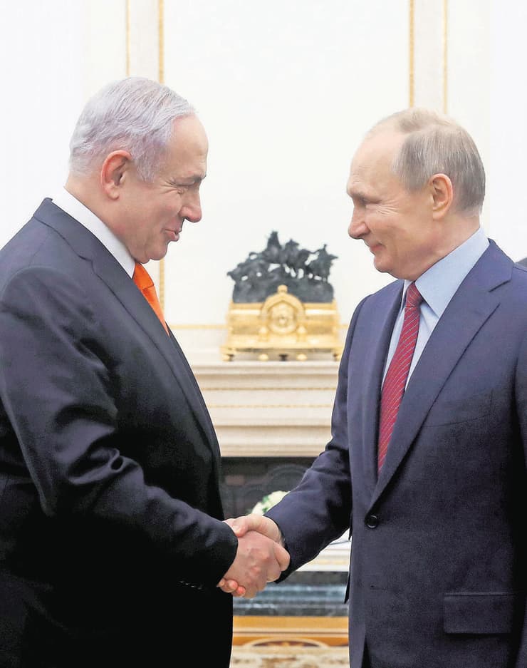 ולדימיר פוטין ובנימין נתניהו, ינואר 2020