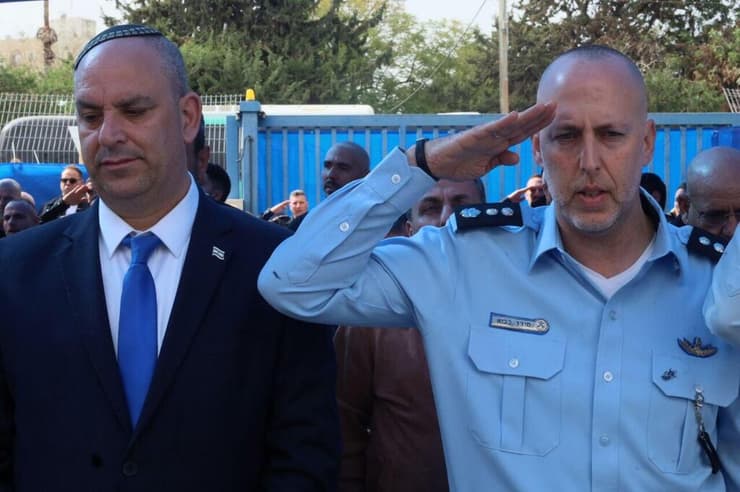 טקס חילופי מפקדים בתחנת המשטרה בלוד