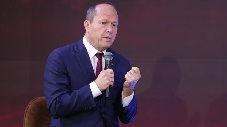 ניר ברקת (צילום: אביגיל עוזי) ועידת ההייטק הביטחוני של ynet ו-"ידיעות אחרונות" בשיתוף לשכת המהנדסים