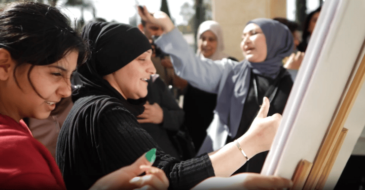 מתוך האירוע "אורגים תקווה, מניפים את הדגל"