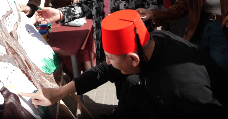 מתוך האירוע "אורגים תקווה, מניפים את הדגל"