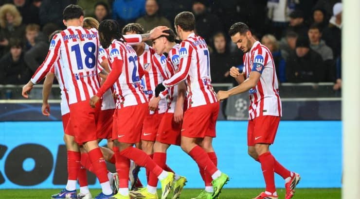 שחקני אתלטיקו מדריד מאושרים