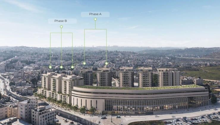 פרויקט הבניה הגדול בירושלים של היזם הפלסטיני שנחשד במימון חמאס