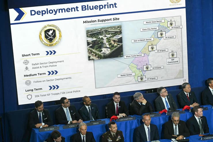 צילום: SAUL LOEB / AFP פריסת הכוחות העתידית ברצועה