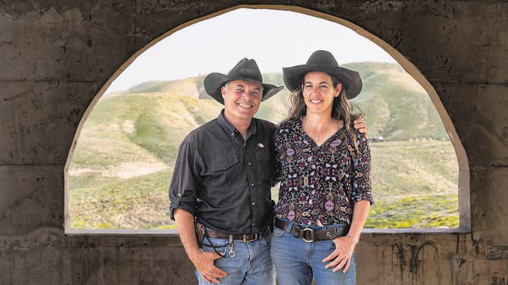 רותי וחיים מן, בעלי החווה