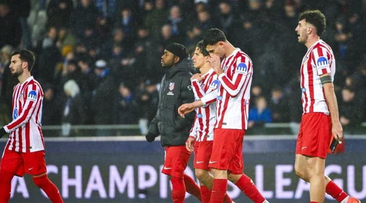 שחקני אתלטיקו מדריד מאוכזבים