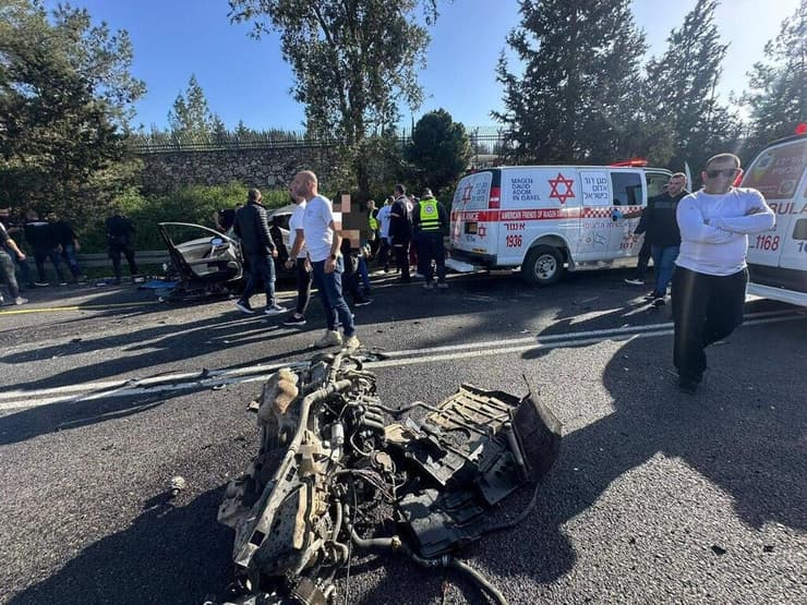  זירת התאונה