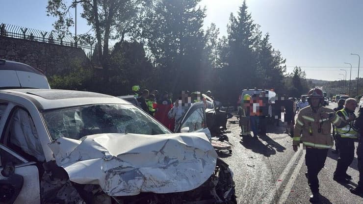 תאונה בכביש 805 סמוך לצומת יובלים
