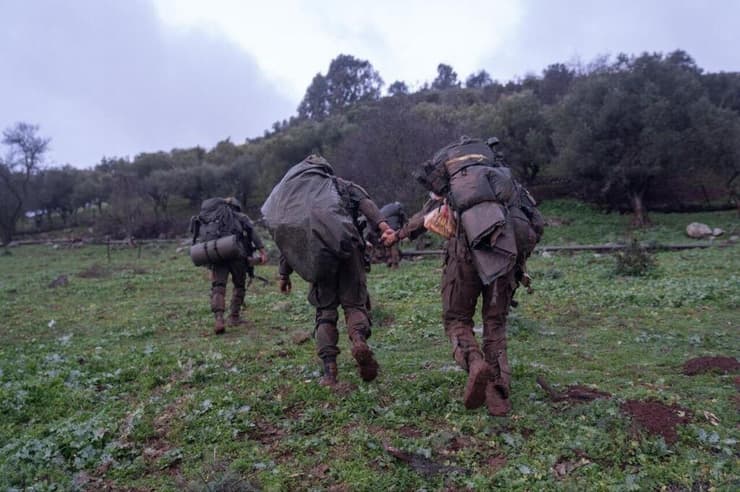 תיעוד סיירת גולני מתרגלים לחימה בחיזבאללה