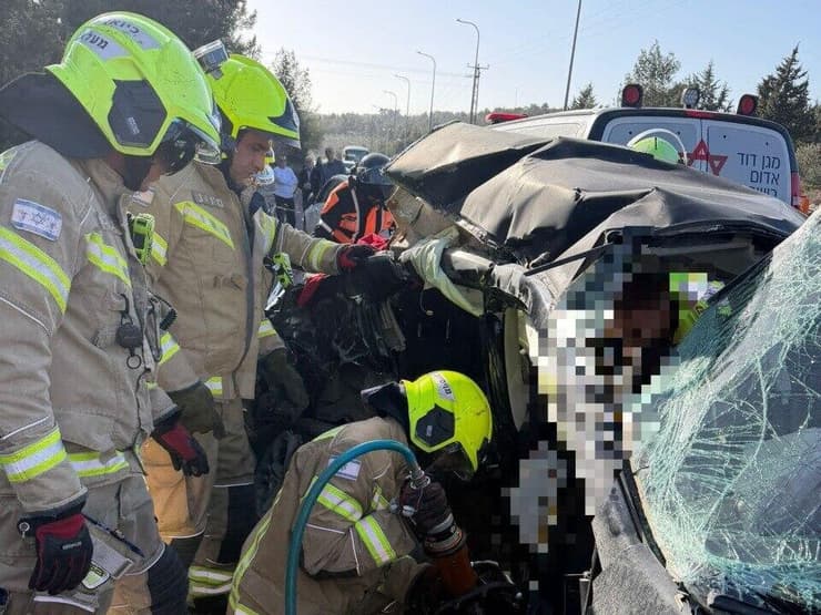 תאונה בכביש 805 סמוך לצומת יובלים