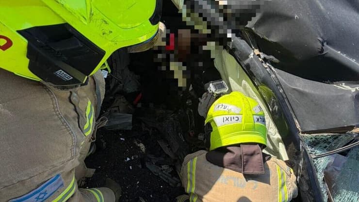 תאונה בכביש 805 סמוך לצומת יובלים