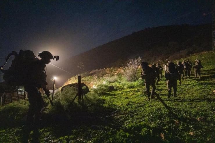 תיעוד סיירת גולני מתרגלים לחימה בחיזבאללה