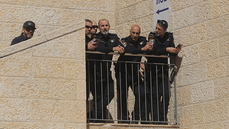 המפכ"ל דניאל לוי בכותל