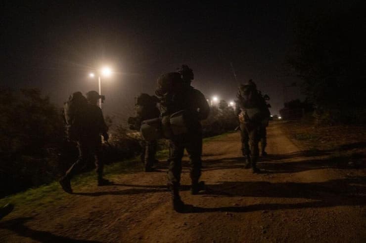 תיעוד סיירת גולני מתרגלים לחימה בחיזבאללה