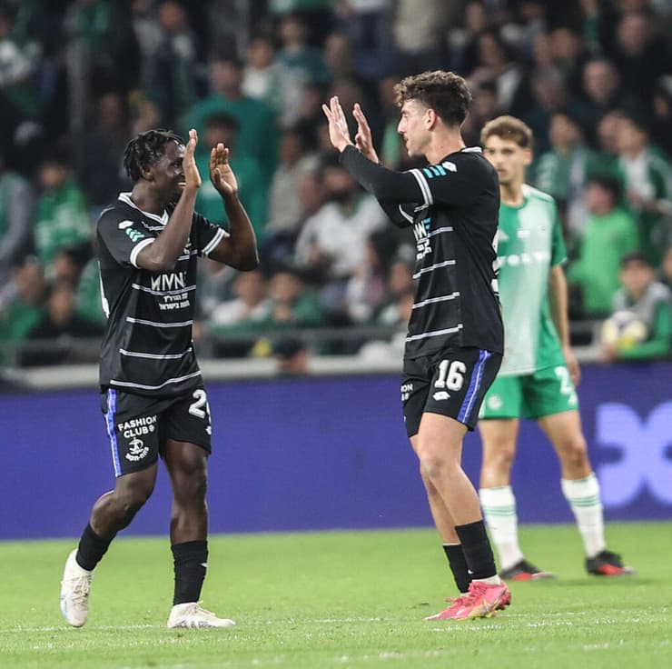 דיארה ודוד חוגגים (צילום:גיל נחושתן) דיארה ודוד חוגגים