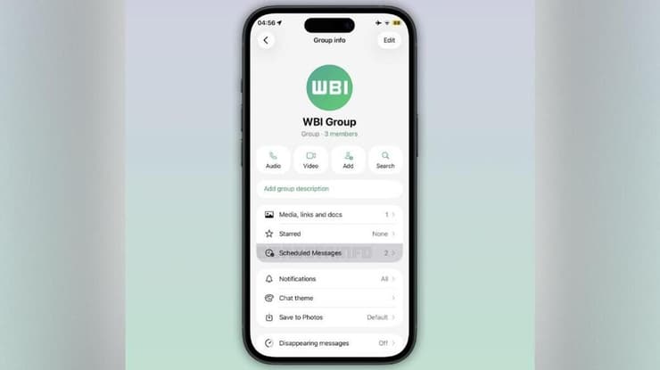 פיצ'ר תזמון ההודעות של וואטסאפ
