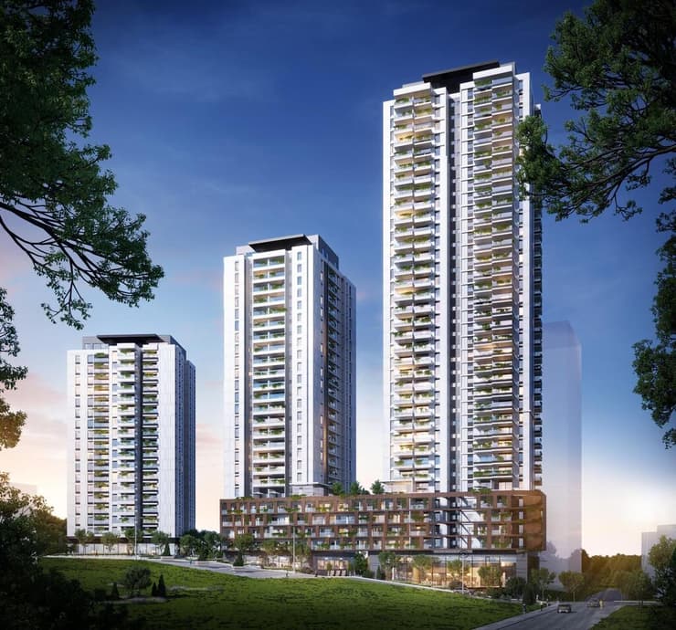 הדמיית מיזם התחדשות עירונית בדרך צרפת בחיפה