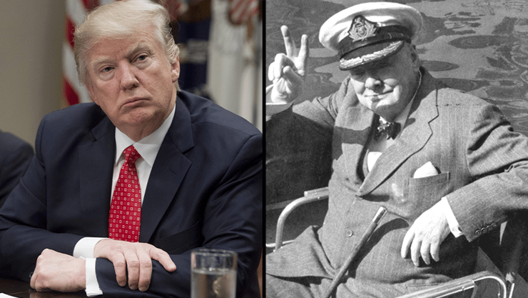 צייר פורה. ווינסטון צ'רצ'יל