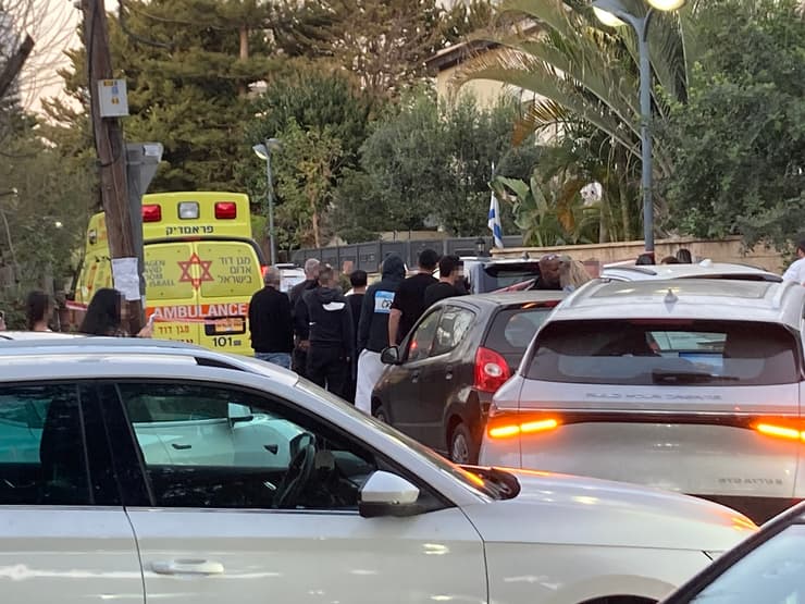 זירת הירי באזור