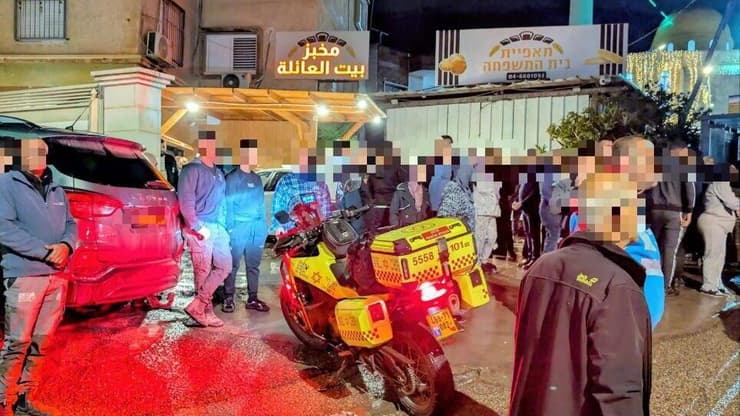 הזירה בה נרצח ואיל יוסף טחמיר סעאידה ביישוב שבלי אום אלגנם 