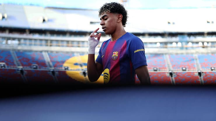 התקשה לבוא לידי ביטוי. ימאל (צילום: Josep LAGO / AFP) ימאל