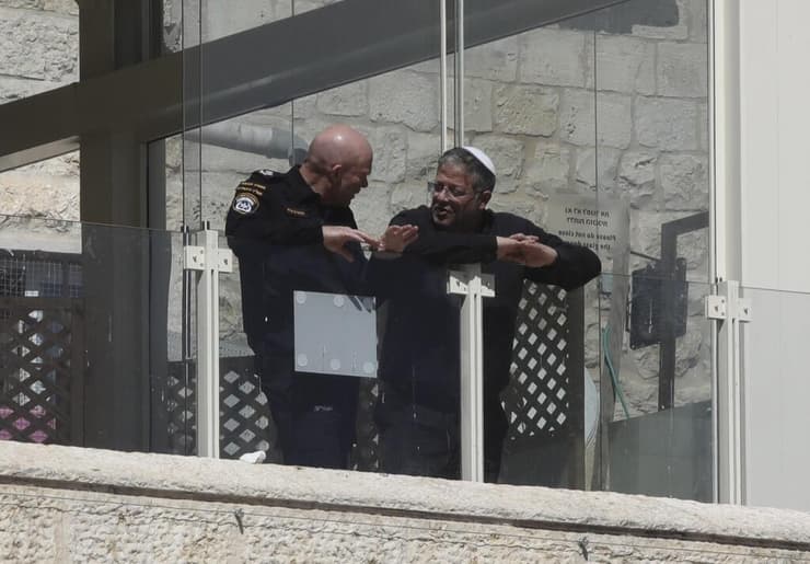 בן גביר ואבשלום פלד בכותל