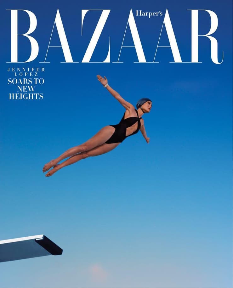 שער המגזין "הארפרז באזאר" בכיכובה של ג'ניפר לופז