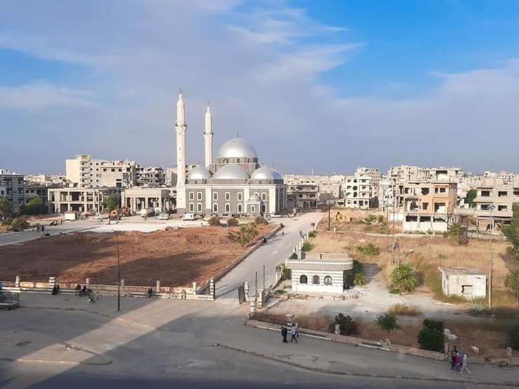 מסגד ח'אלד בן אל-וליד בעיר חומס (צילום: Lubo Ivanko/Shutterstock) מסגד ח'אלד בן אל-וליד בעיר חומס