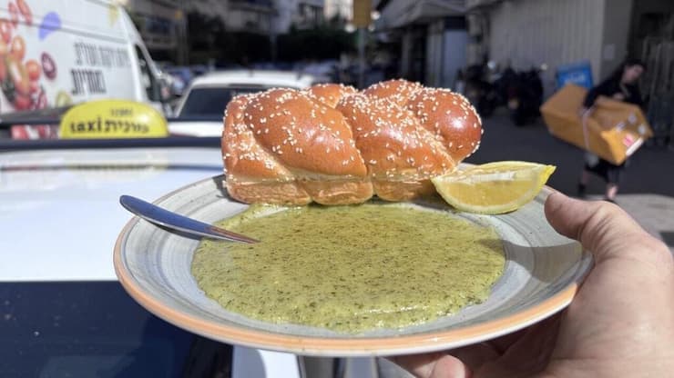 מרק לחשו של פלאפל גבאי (צילום: קובי רובין) מרק לחשו מרוקאי, פלאפל גבאי