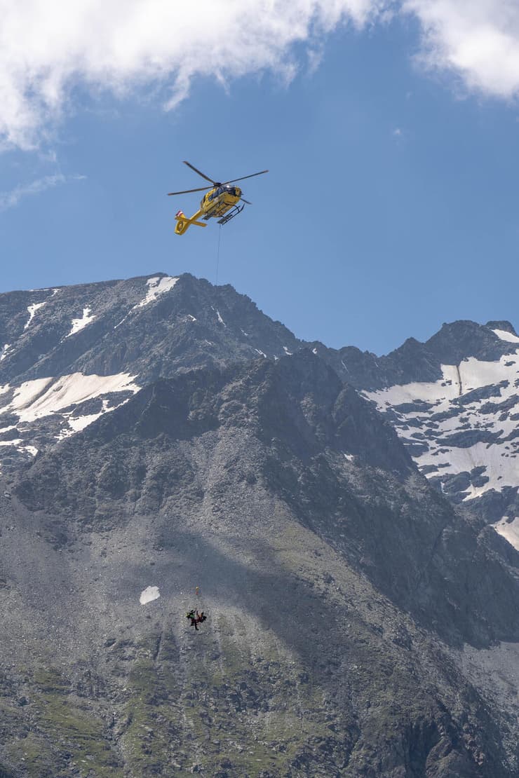חילוץ מוסק מהר גרוסגלוקנר באוסטריה