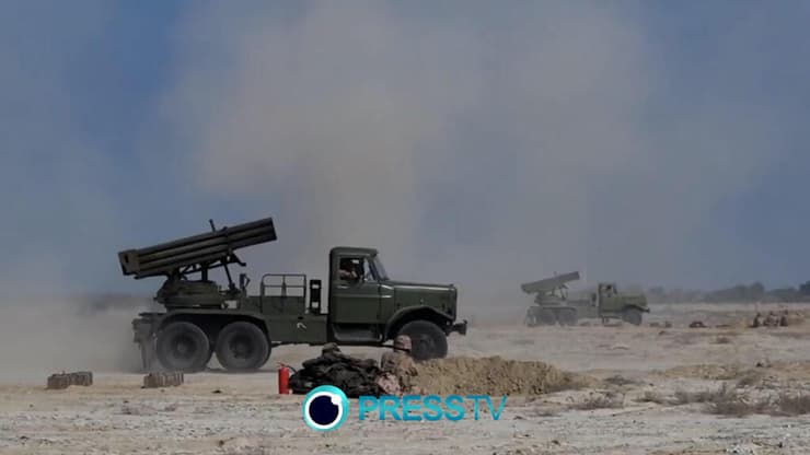 איראן תיעוד לכאורה מ תרגיל של משמרות המהפכה בחופיה הדרומים של המדינה