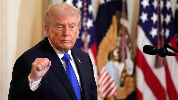 נשיא ארה"ב דונלד טראמפ (צילום: Alex Brandon/AP) נשיא ארצות הברית דונלד טראמפ
