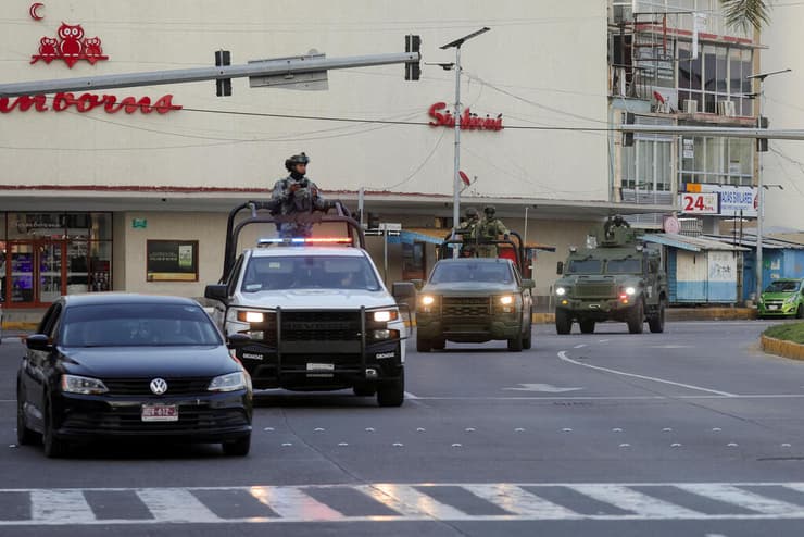 מקסיקו מדינת המחוז חליסקו מהומות אחרי חיסול אל מנצ'ו ראש קרטל הסמים חליסקו  