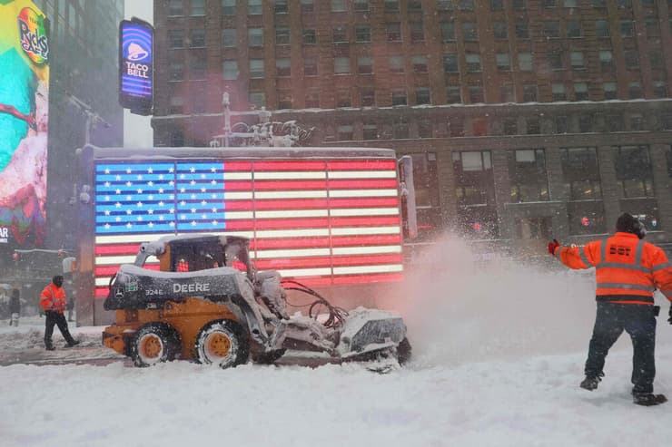 שלג בניו יורק
