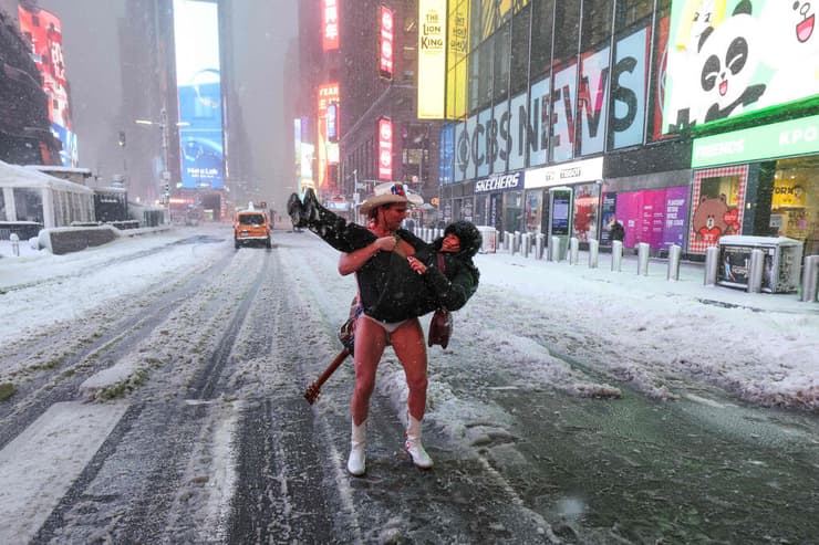 שלג בניו יורק